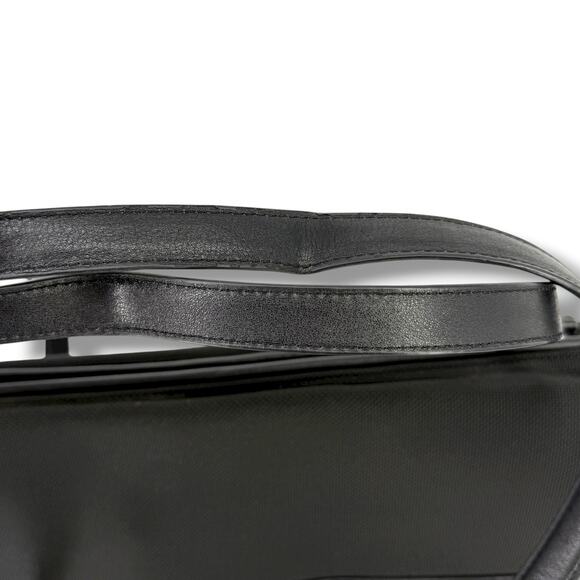 Tumi Alpha Briefcase Bag With Over The Shoulder Handels Solid Black 43010D3 - Picture 7 of 16